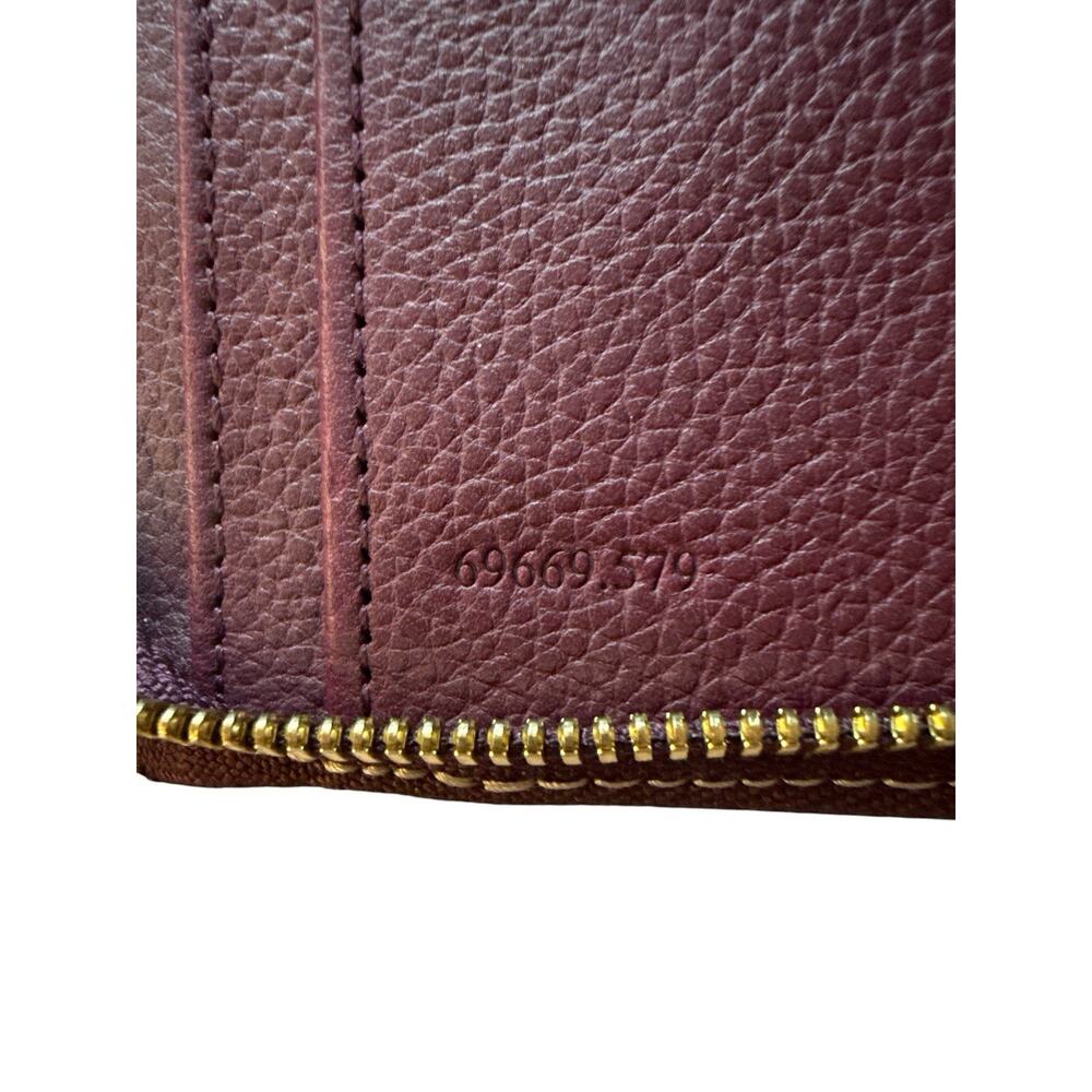 Franklin Quest Planner Binder Burgundy Brown Verona Leather Zip Around No Ring - Picture 4 of 8